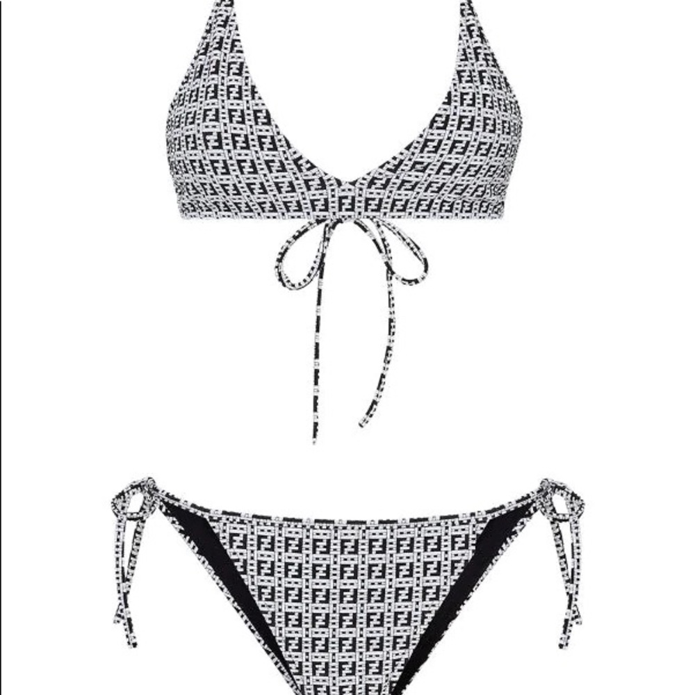 NWOT Fendi Logo Bikini